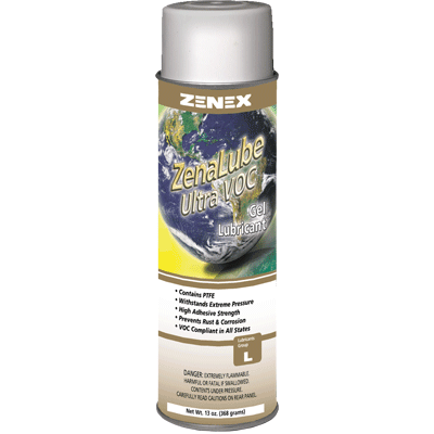 ZenaLube Dry PTFE is a Teflon dry lubricant spray & release agent.