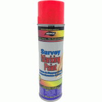 AERVOE INVERTED SURVEY MARKING PAINT - FLUORESCENT RED