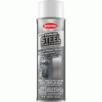 SPRAYWAY STAINLESS STEEL POLISH & CLEANER - OIL-BASED