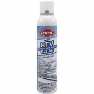 SPRAYWAY RTV SILICONE CAULK & SEALANT - CLEAR