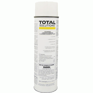 TOTAL SOLUTIONS FOAMING LEMON SCENTED CLEANER/DISINFECTANT