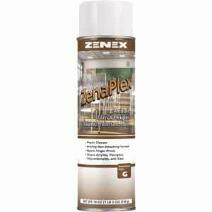 ZENEX ZENAPLEX ANTISTATIC GLASS & PLEXIGLASS CLEANER PROTECTANT POLISH